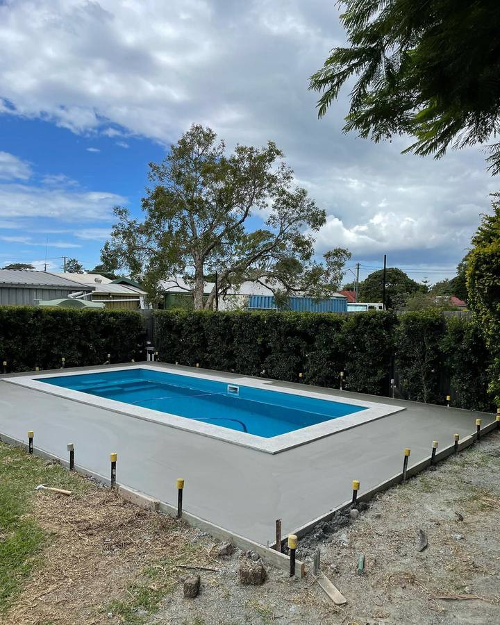 concrete pool surrounds Brisbane